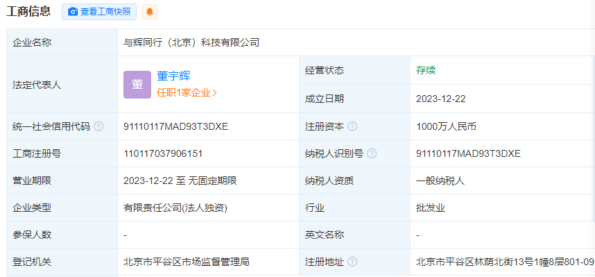 董宇輝抖音新賬號粉絲突破400萬，今晚首播將聚焦出版物批發(fā)